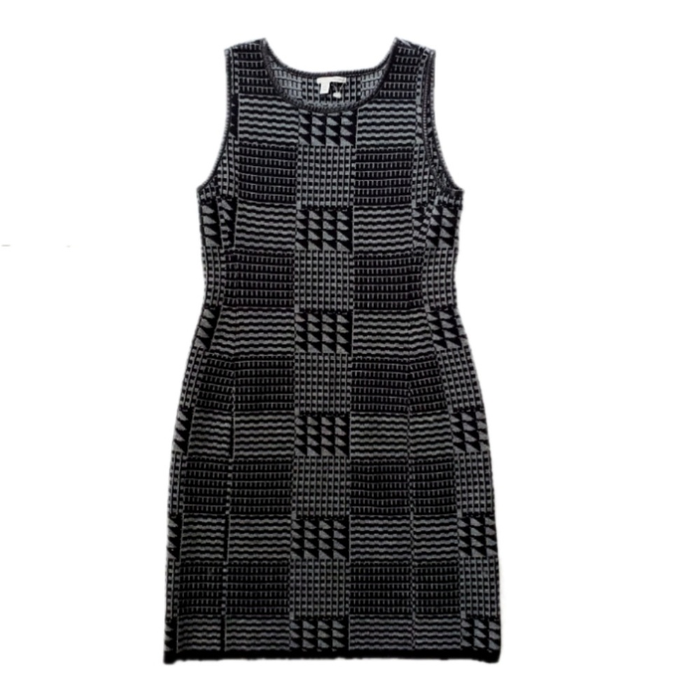Halogen Geometric Print Sweater Dress